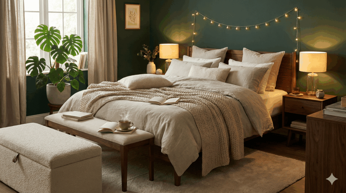 5 idées déco simples qui transforment n’importe quelle chambre en nid ultra douillet