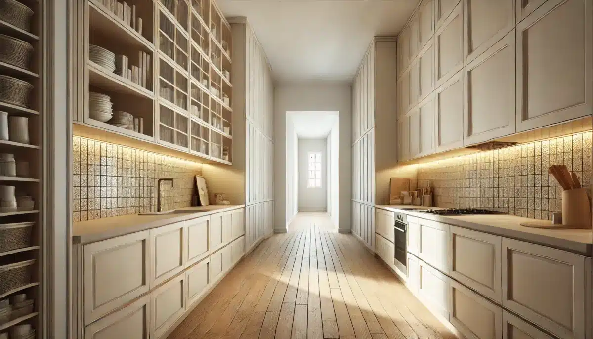 Couleurs et matériaux : faire disparaître l’effet “couloir”