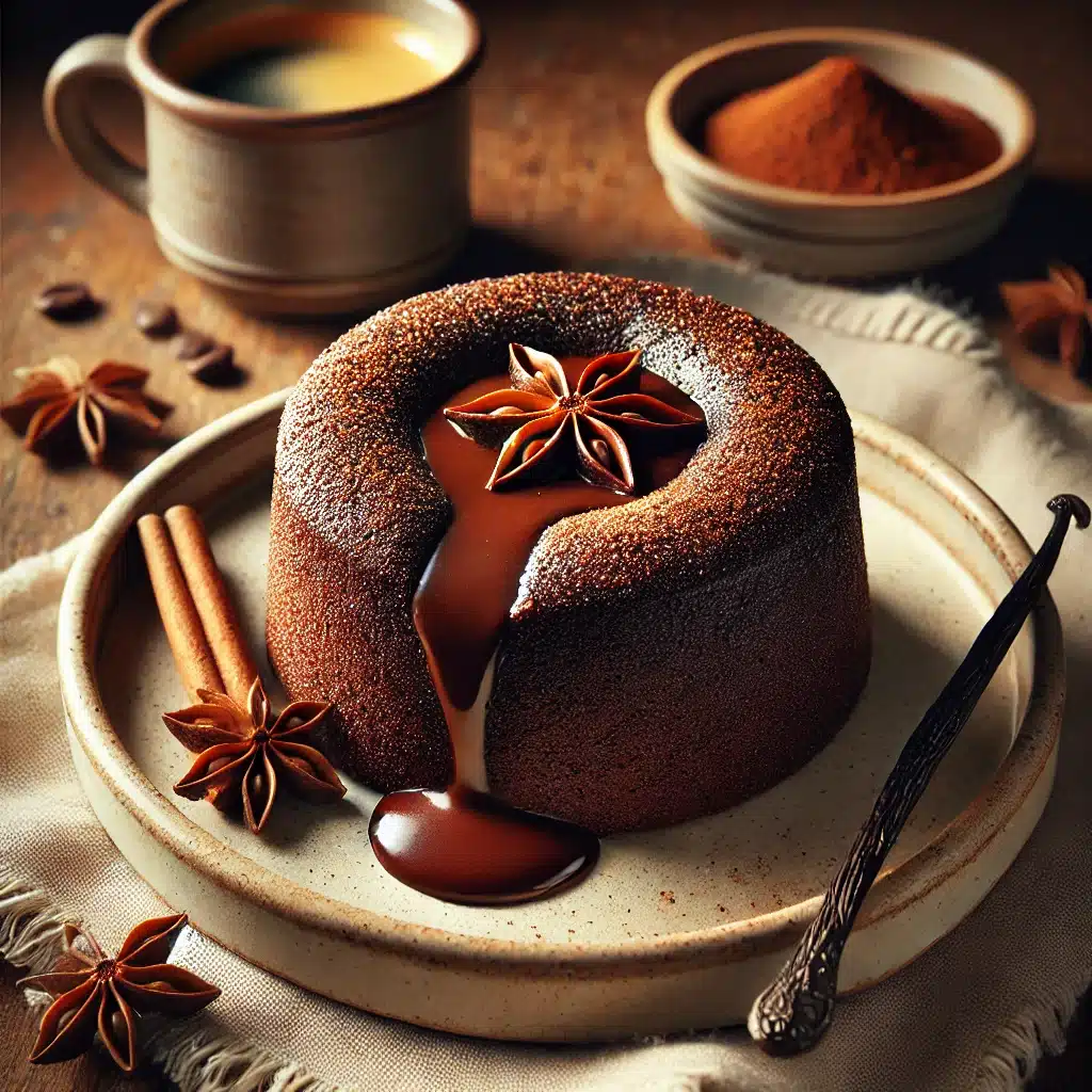 Fondant chocolat & épices d’automne