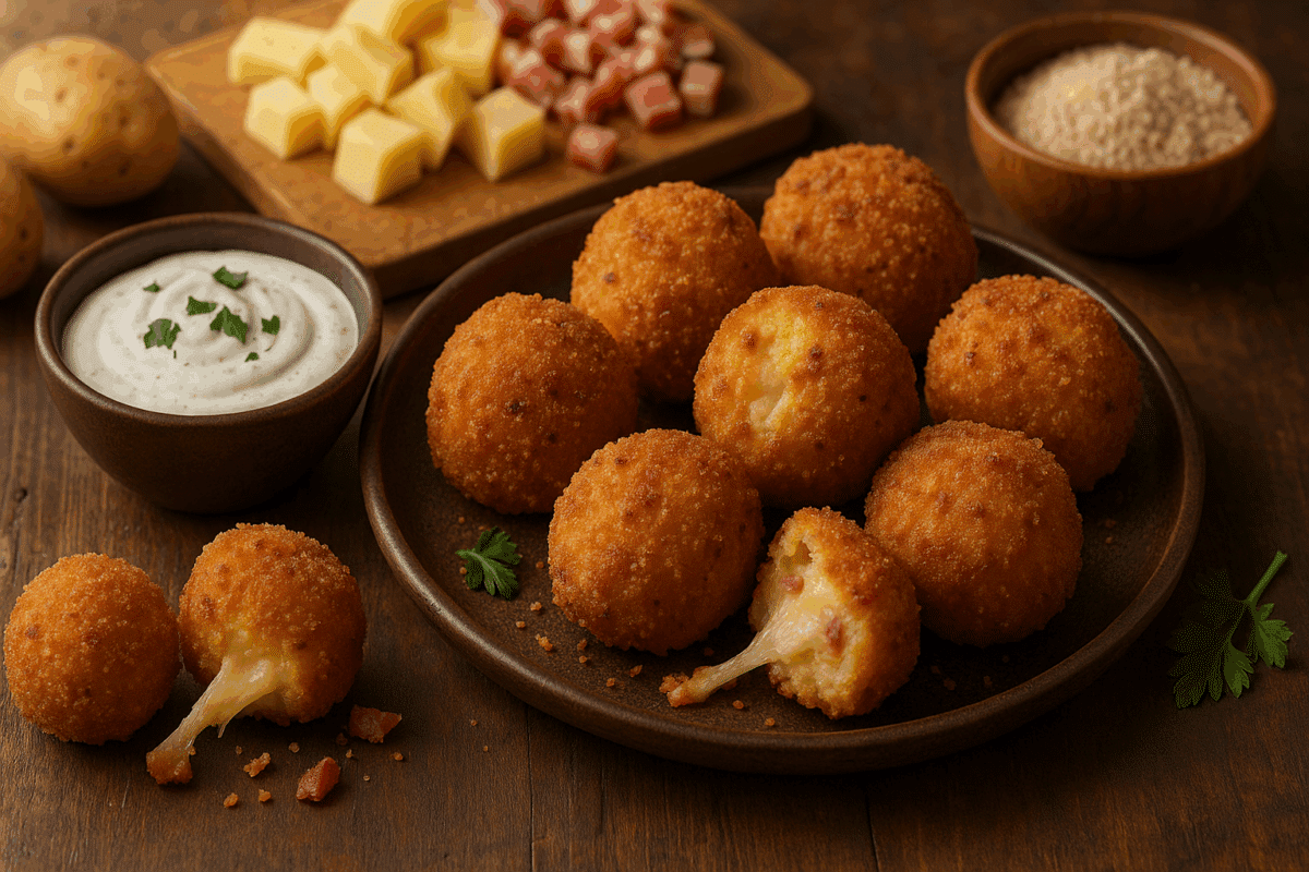 Étapes de préparation : des croquetas version raclette1. Préparer la base aux pommes de terre
