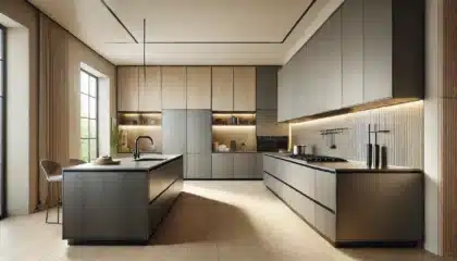 Ces Portes de Placards Révolutionnent la Cuisine Moderne avec Élégance