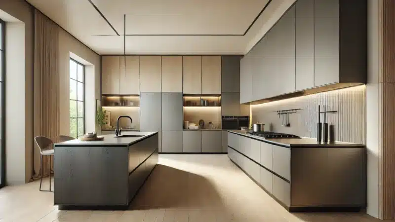 Ces Portes de Placards Révolutionnent la Cuisine Moderne avec Élégance