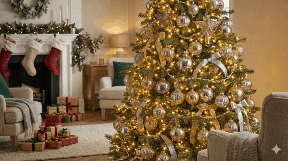 Jouer avec la couleur : le sapin monochrome