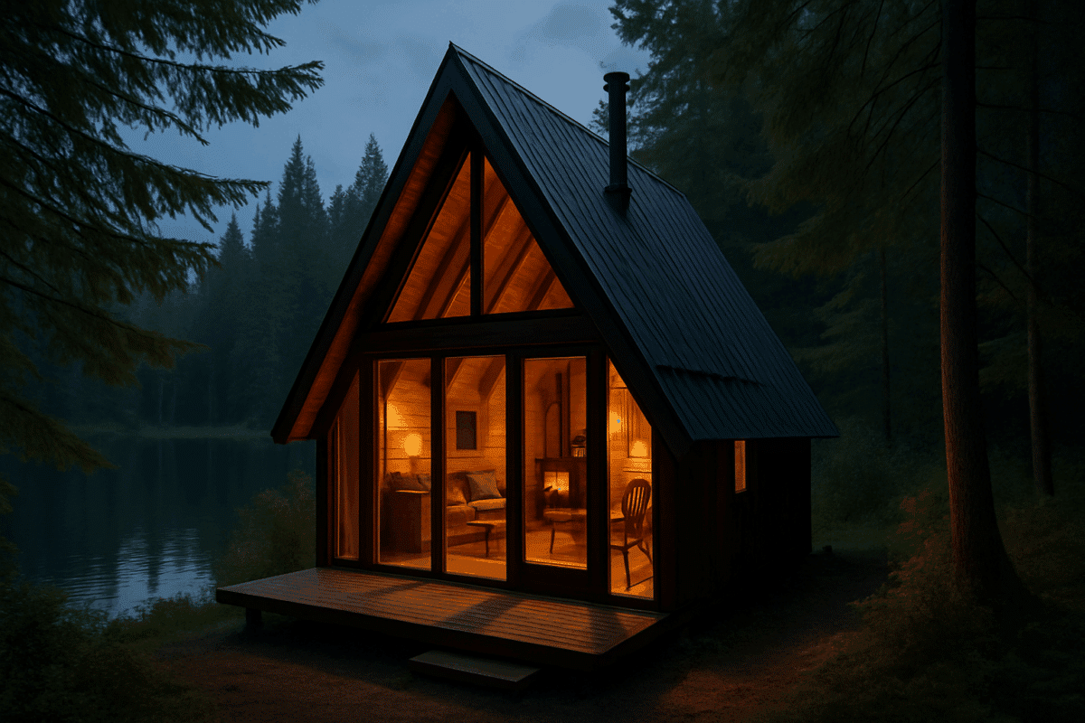 Maison en A : le chalet graphique qui fait rêver