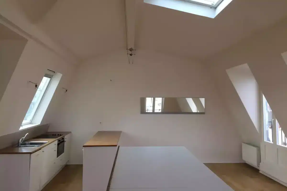 KAST-design cuisine sous pente avant