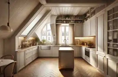 Découvrez la Transformation Époustouflante de Cette Cuisine Sous Pente : Avant et Après !