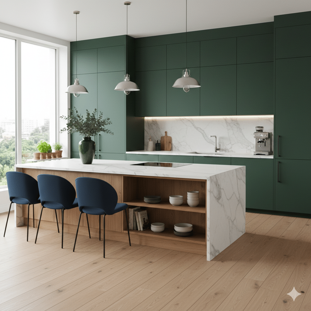 une cuisine moderne et pleine de style