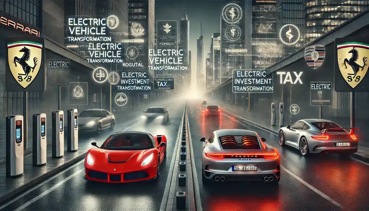 Ferrari vs Porsche course sur circuit