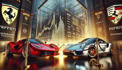 Ferrari vs Porsche : quel géant automobile détrônera la bourse ? Découvrez le pari gagnant !