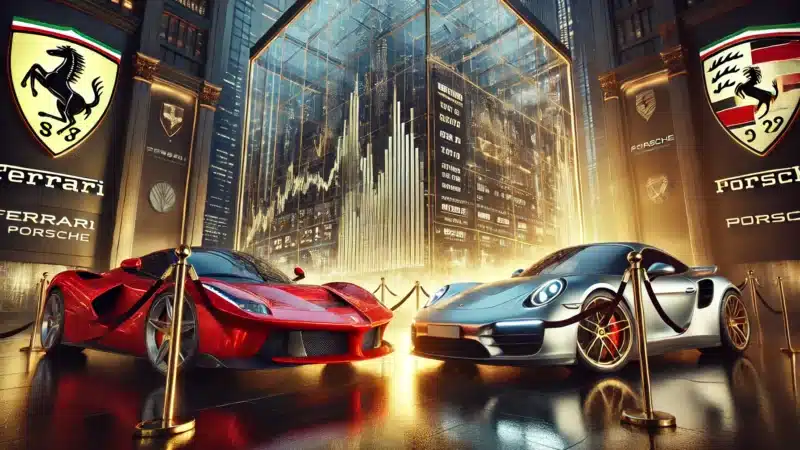 Ferrari vs Porsche : quel géant automobile détrônera la bourse ? Découvrez le pari gagnant !
