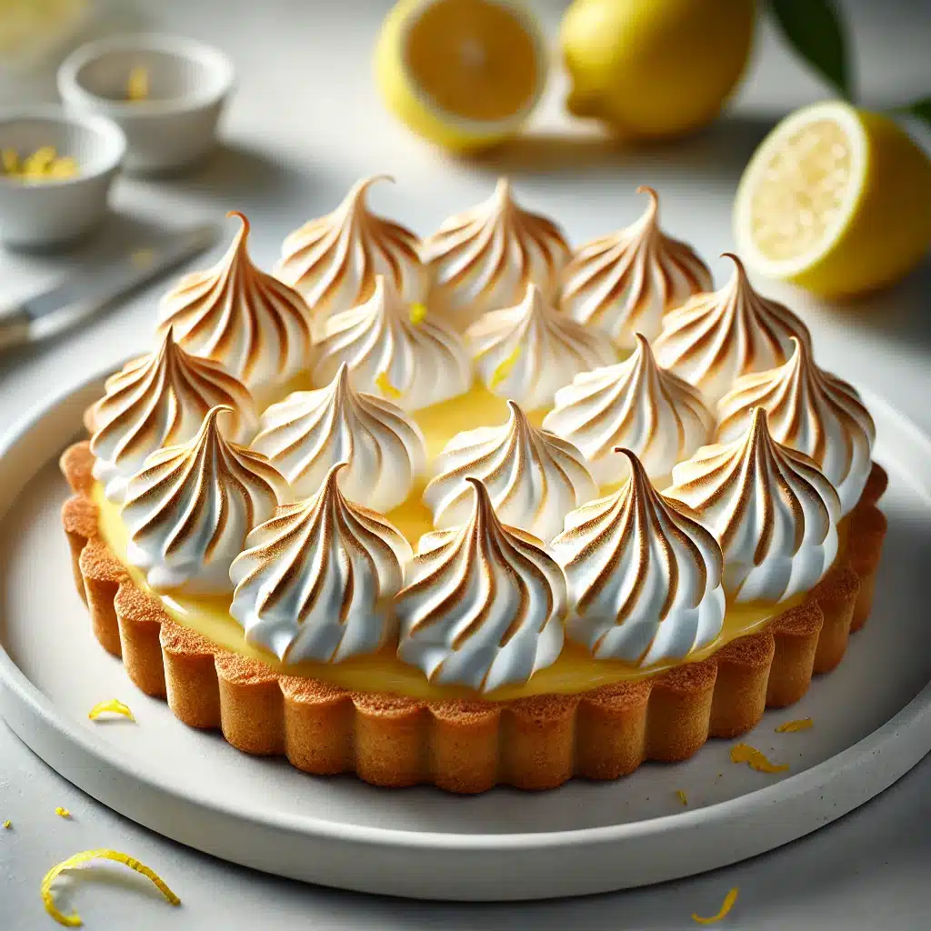 Sablé breton crème citron & touche meringuée