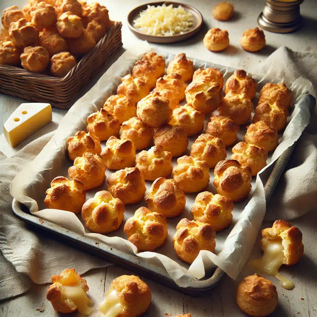 Mini gougères au comté