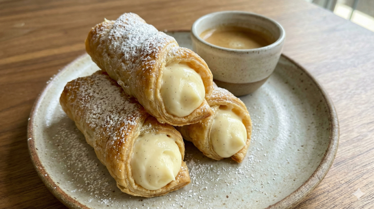 Cannoli croustillants, crème vanille ultra onctueuse : le dessert italien qui met tout le monde à genoux
