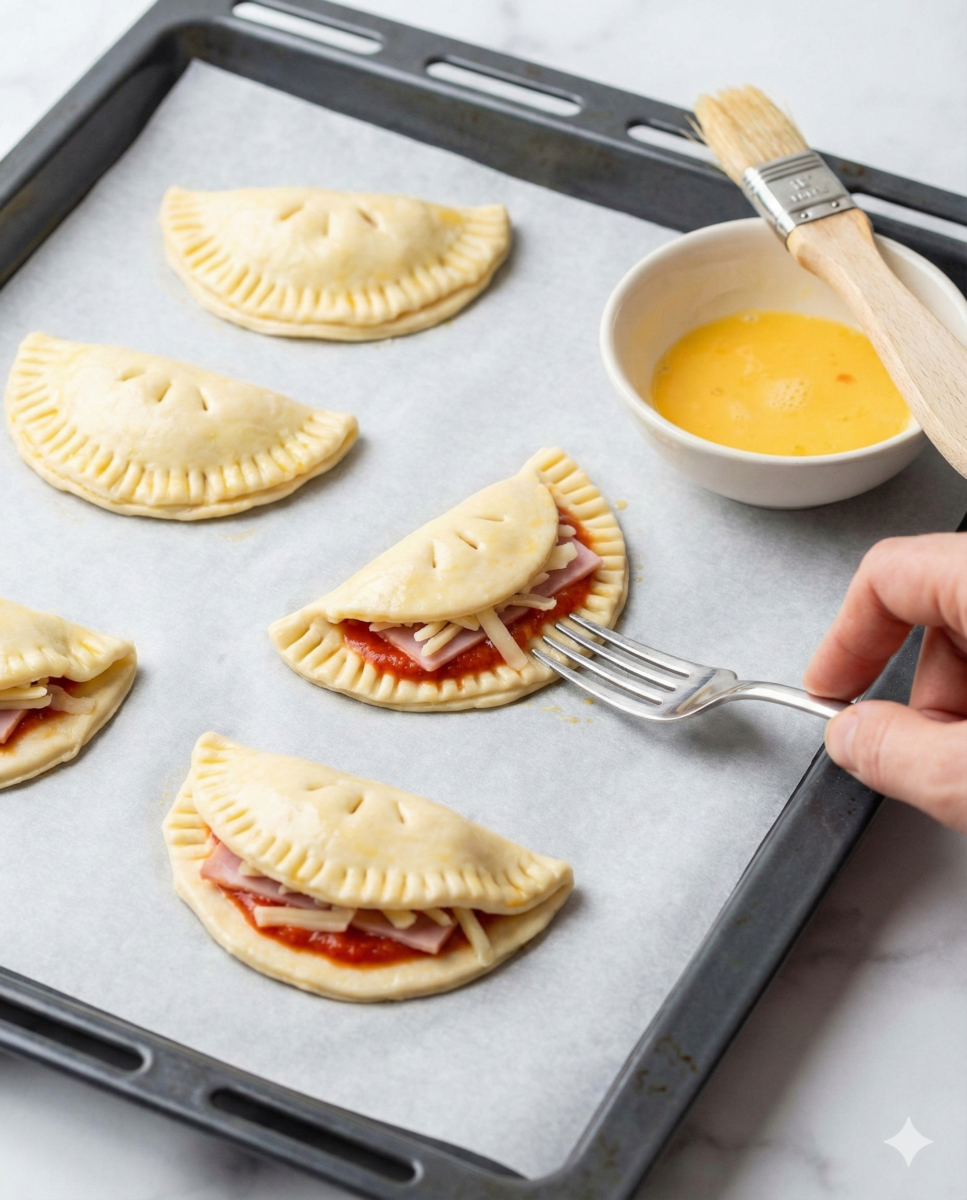 Garnir, fermer, dorer… et cuire en 10 minutes