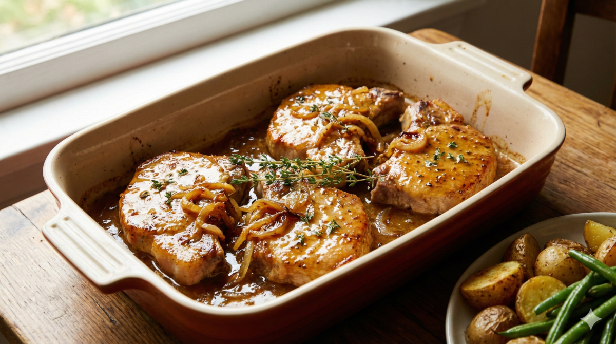 Ces côtelettes de porc au miel et à la moutarde prêtes en 30 minutes vont mettre tout le monde d’accord à table