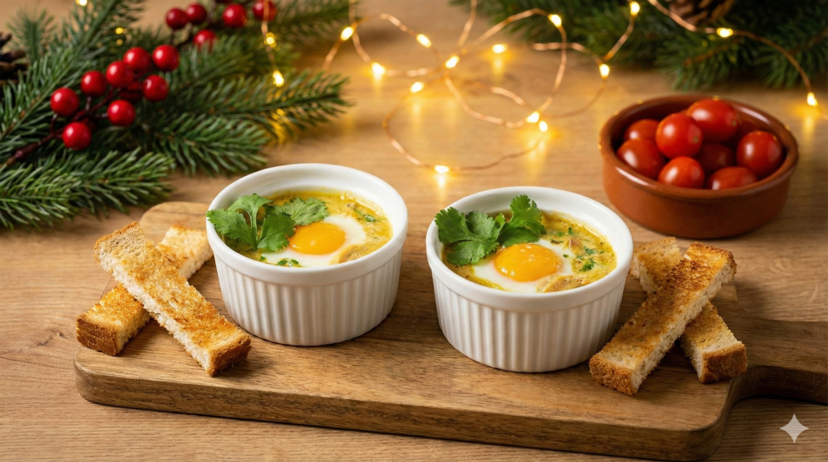 Ces œufs cocotte tout simples, cuits au four, sont si doux et gourmands qu’on ne se lasse jamais d’en refaire