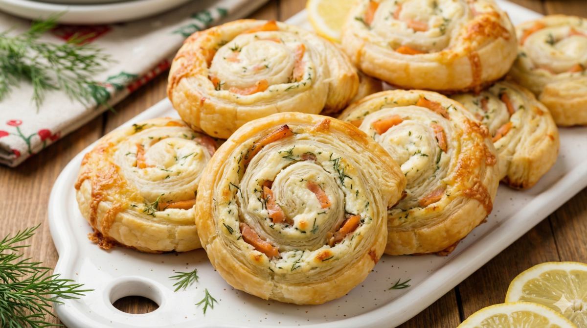 Ces roulés feuilletés au saumon fumé et ricotta sont la preuve qu’on peut faire chic sans se compliquer