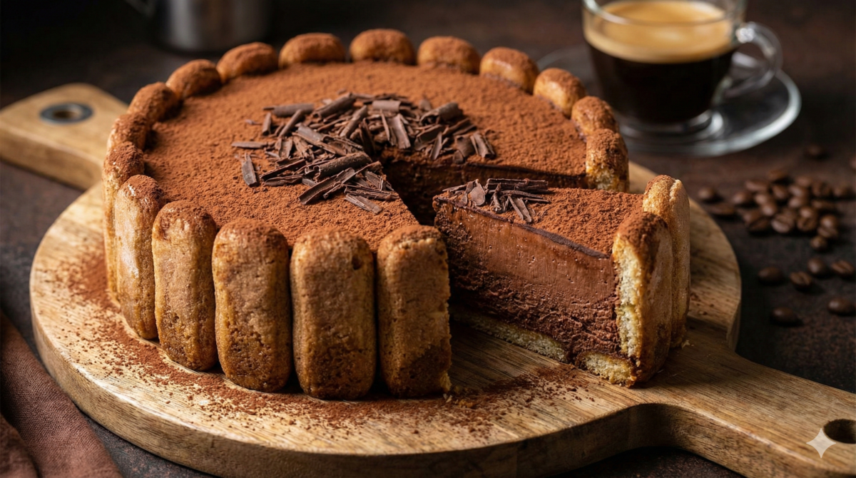 charlotte chocolat-café ultra intense zéro cuisson