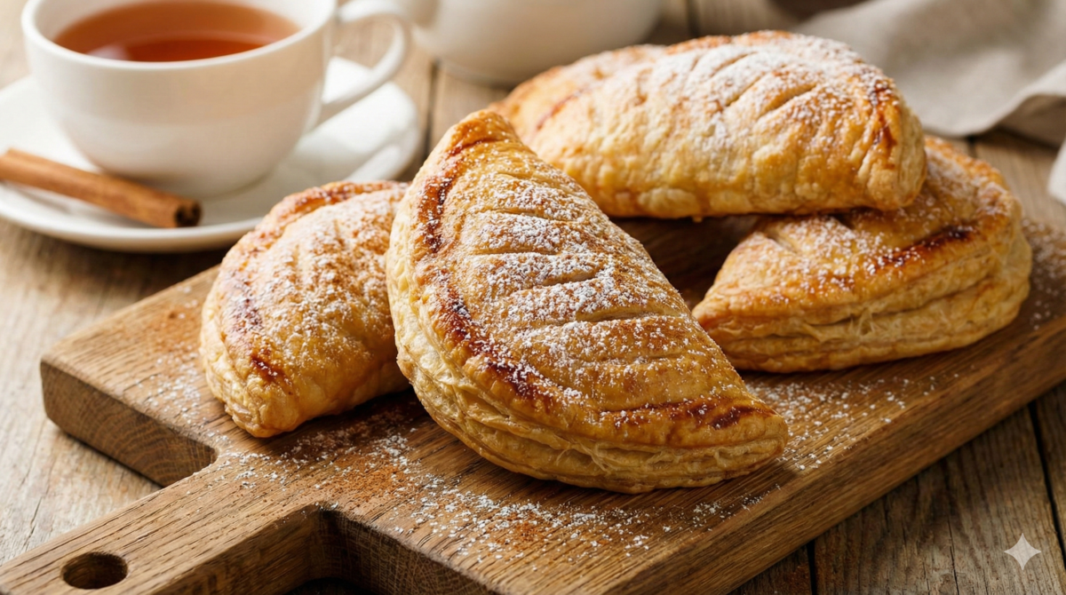 Chaussons aux pommes express : le goûter prêt plus vite qu’un aller-retour à la boulangerie
