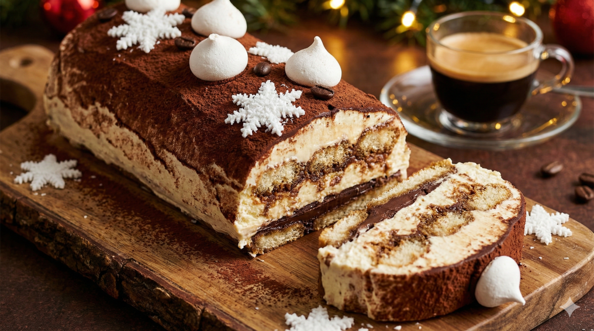 Bûche tiramisu de Noël : le dessert italien qui s’invite à votre réveillon