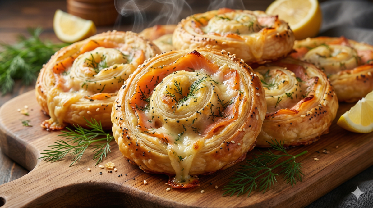 Feuilletés express au saumon pour un apéro de fête sans stress