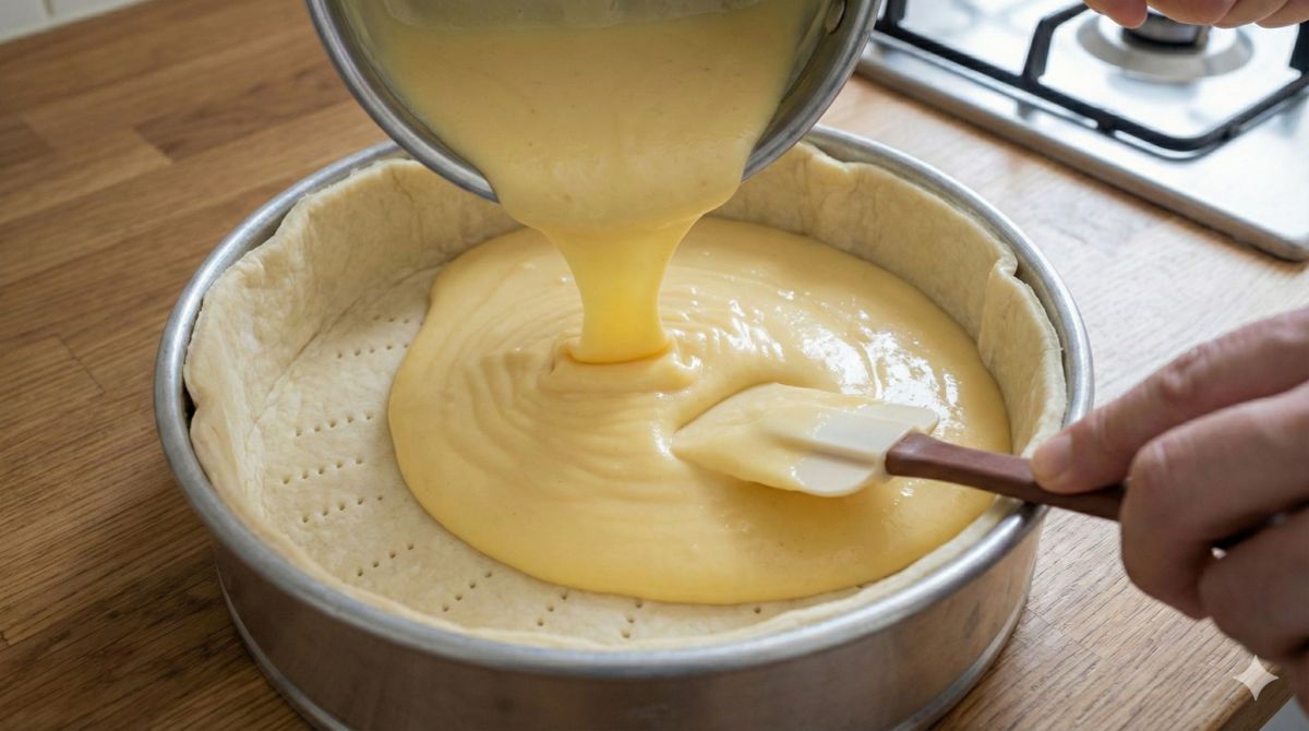 Foncer le moule et garnir