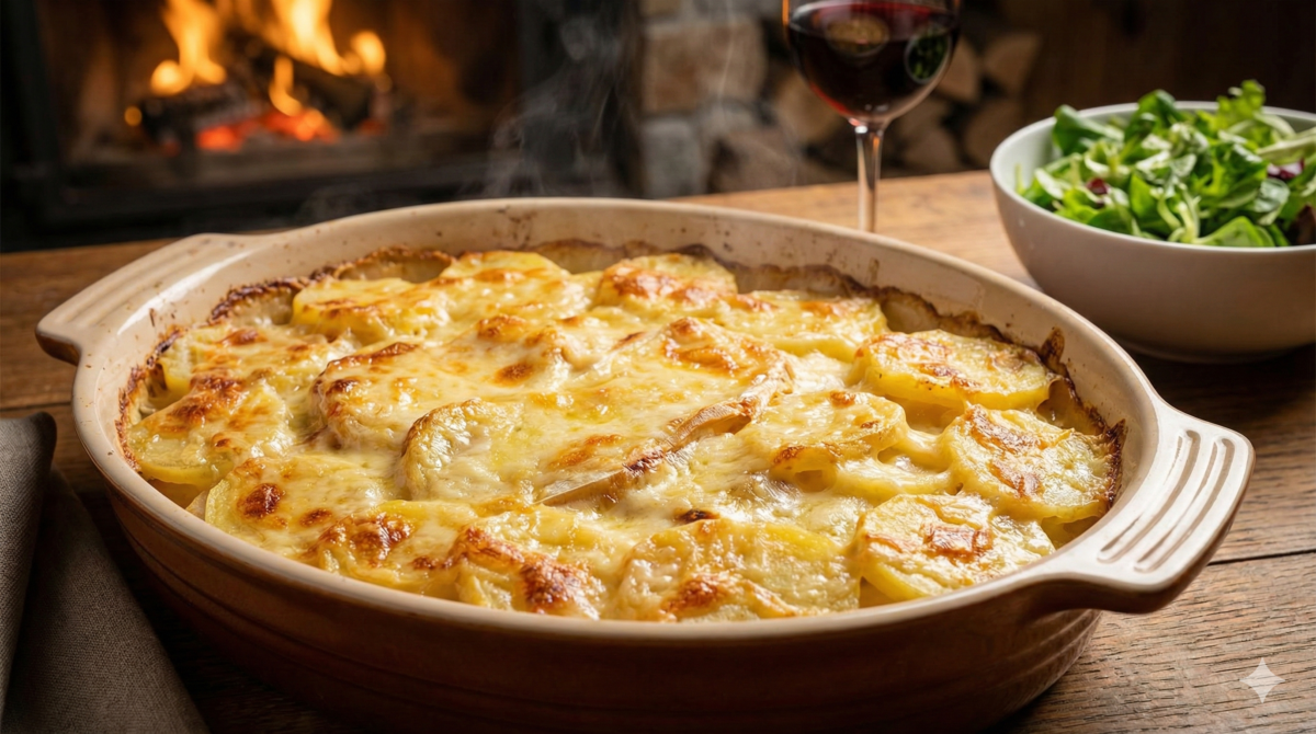 gratin pommes de terre–reblochon