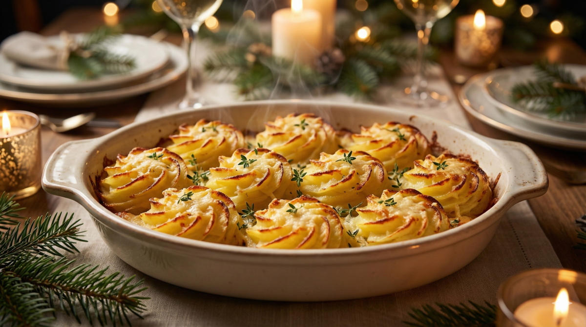 pommes de terre au beurre d’ail