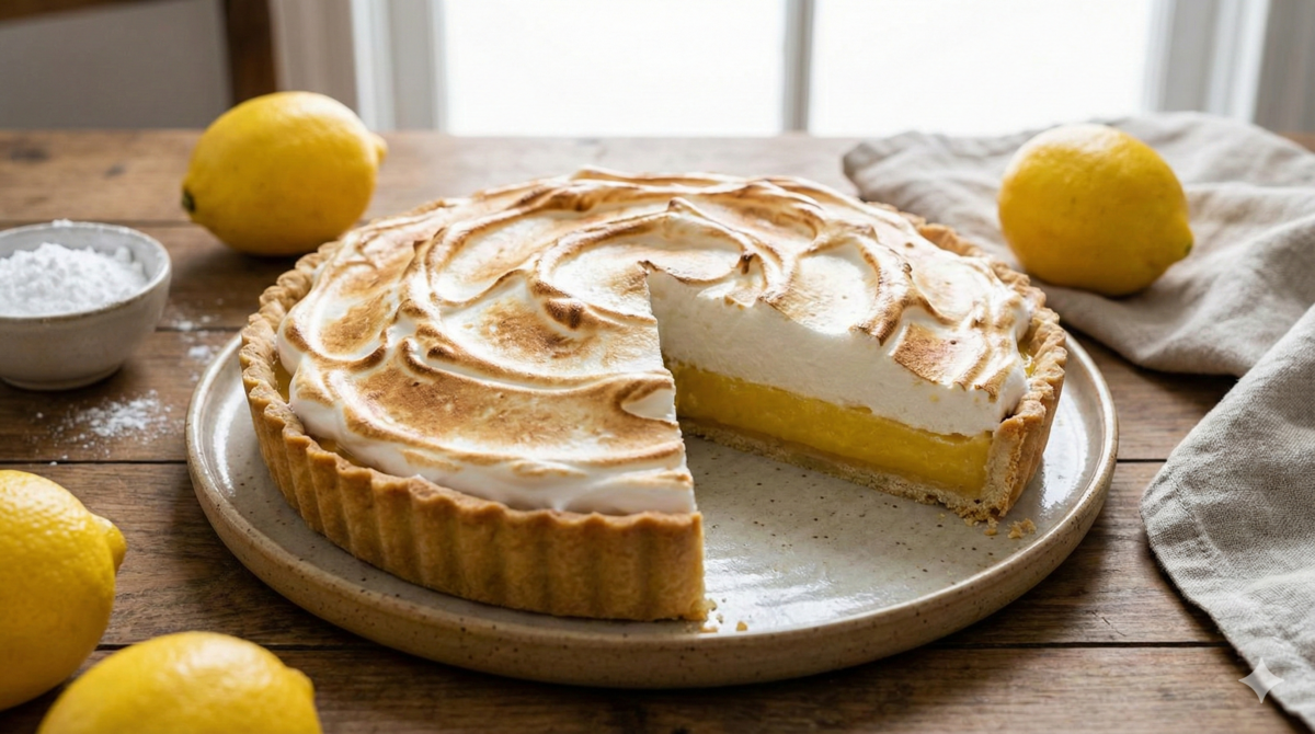 La tarte au citron meringuée parfaite : bien acidulée, pas trop sucrée, ultra spectaculaire
