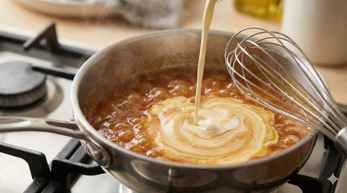 Réaliser le caramel beurre salé