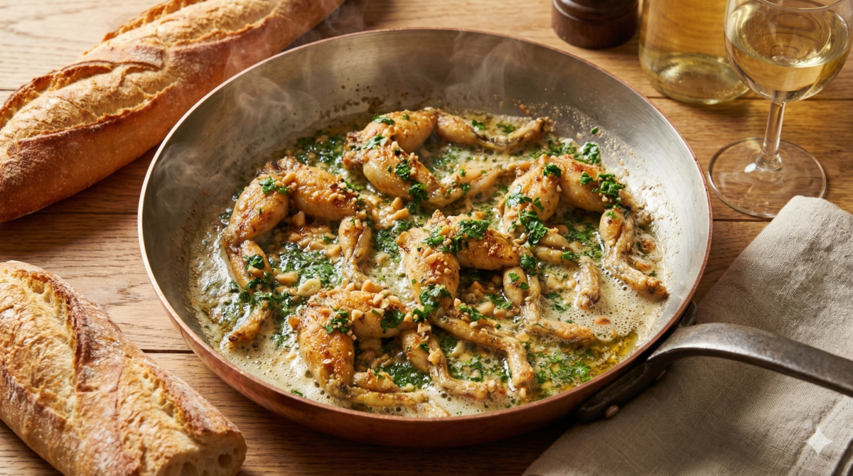 cuisses de grenouilles croustillantes