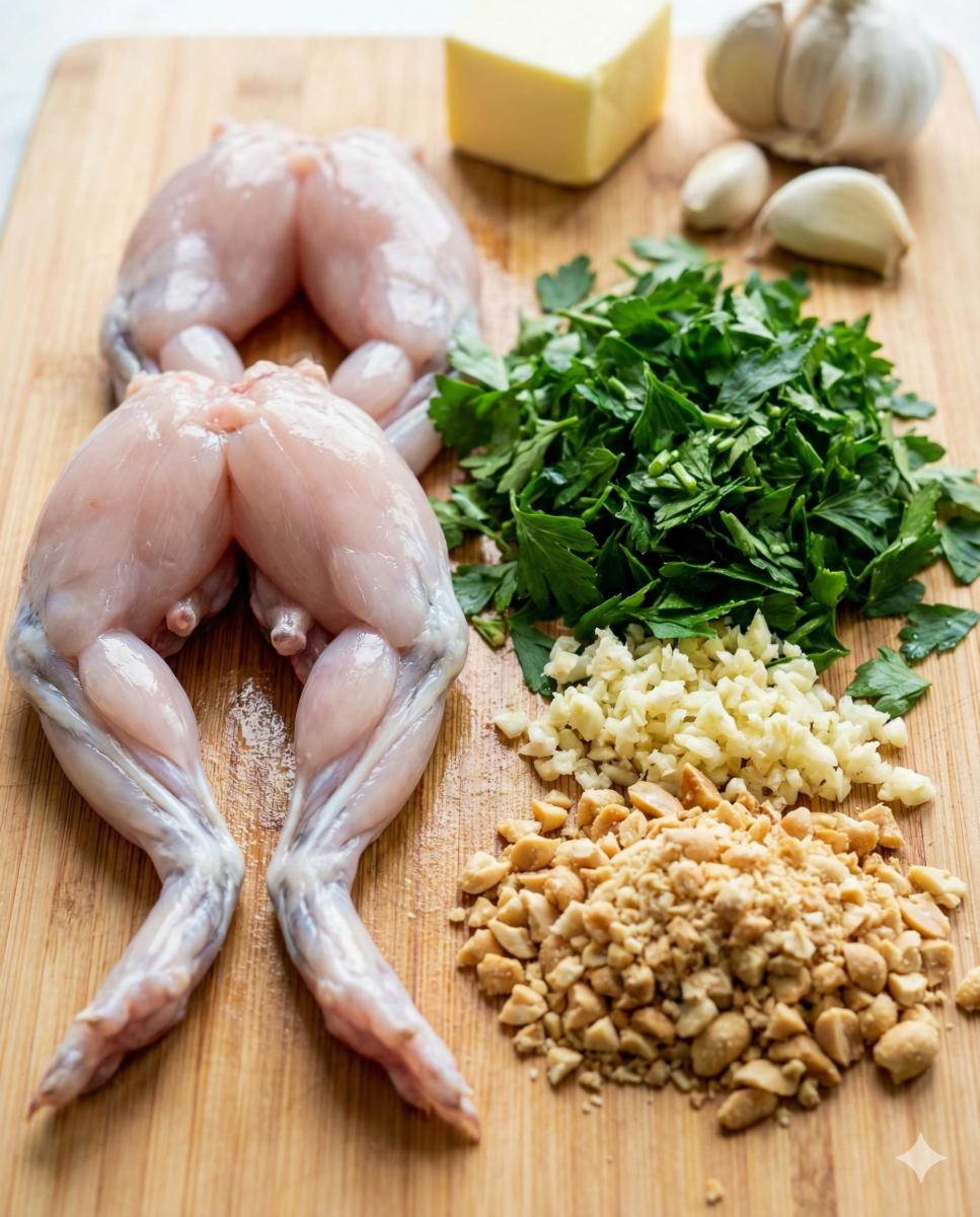 Préparer aromates, cacahuètes et persillade généreuse