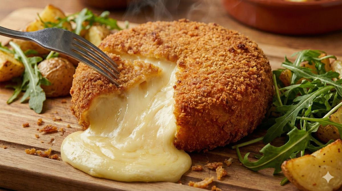 Le fromage pané le plus addictif : cœur coulant, croûte dorée… impossible d’en manger qu’un