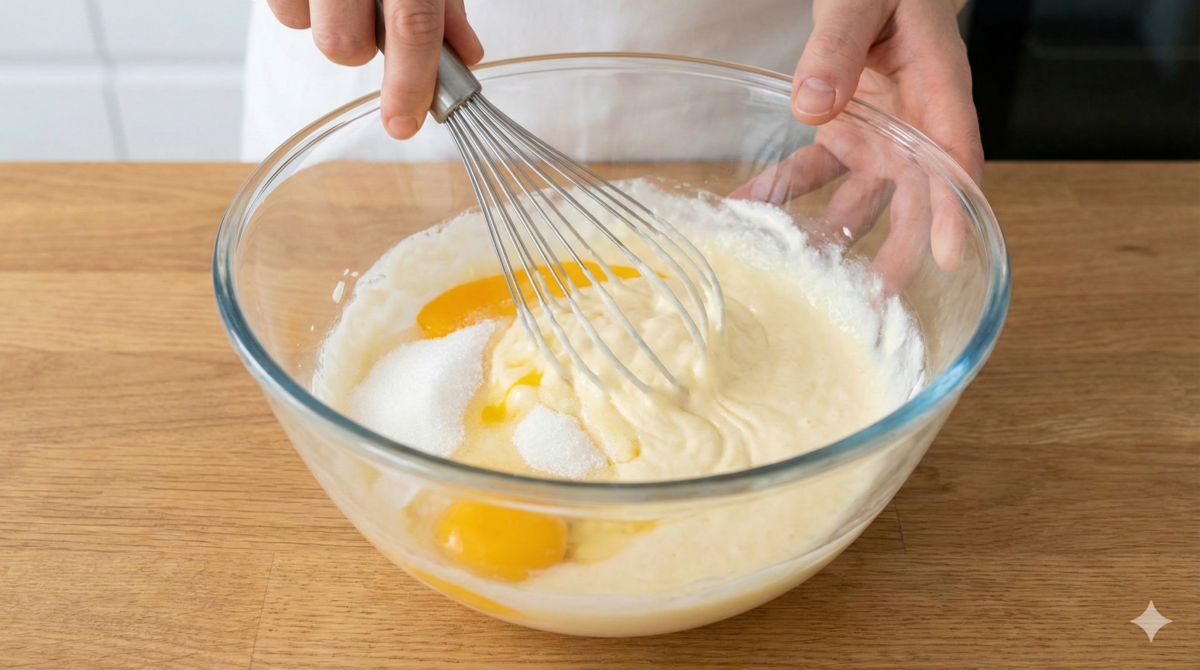 Préparer la base du gâteau