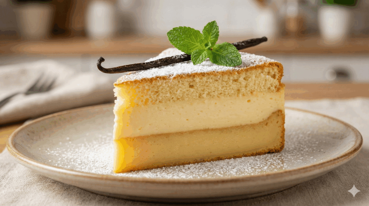Le gâteau magique à la vanille ultra fondant que tout le monde me réclame maintenant aux repas de famille