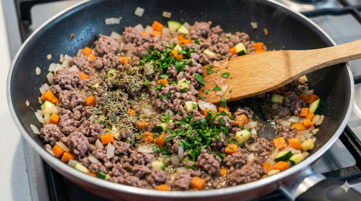 Cuire la Viande et les Légumes