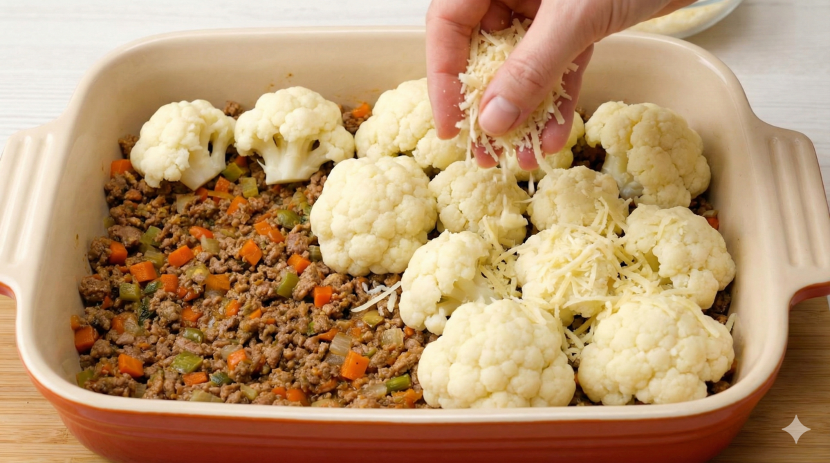 Monter le Gratin de Chou-Fleur