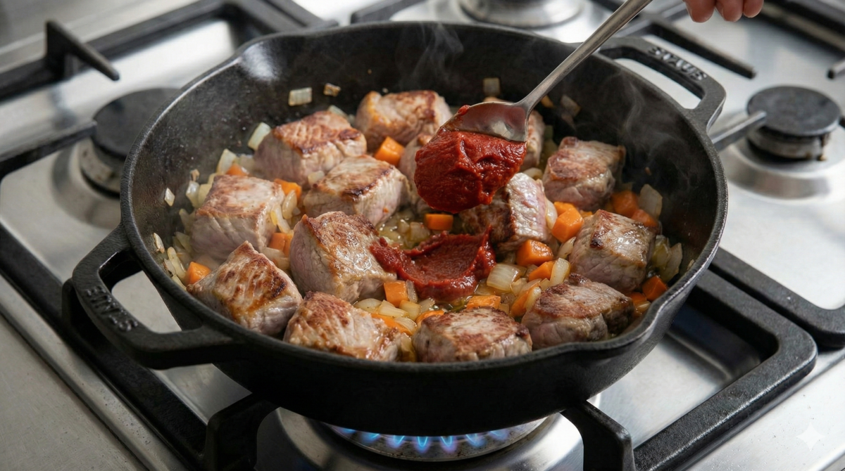 Faire suer les légumes et démarrer la sauce