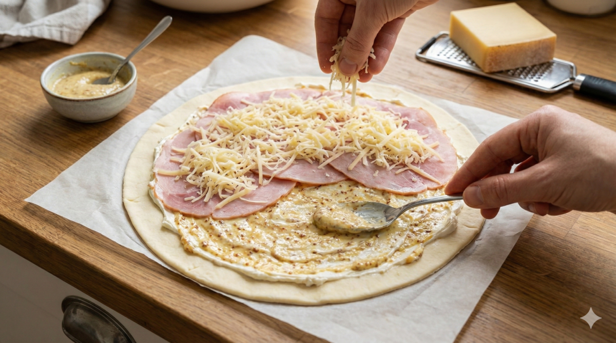 Préparer la base feuilletée