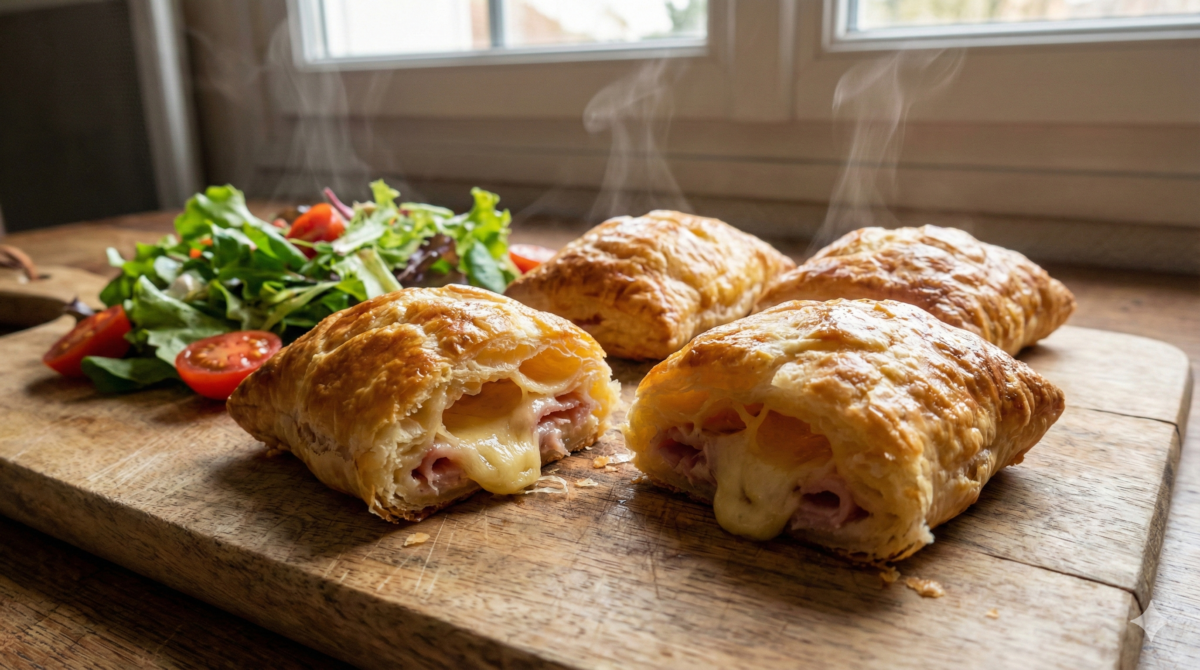 Les friands jambon fromage qui disparaissent en 3 minutes à l’apéro