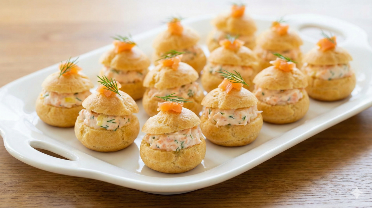 petits choux saumon et citron ultra frais