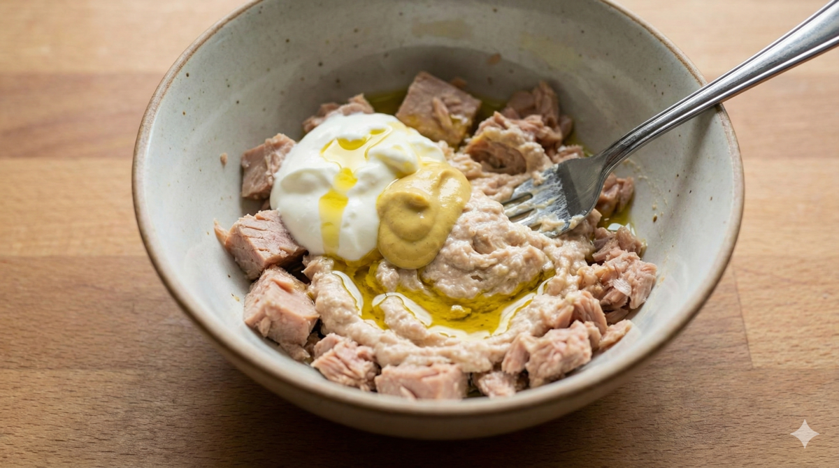 Mélanger la base crémeuse