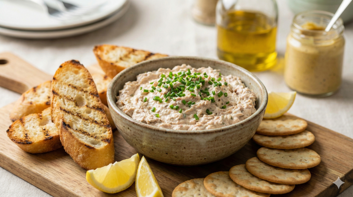 Les rillettes de thon ultra simples que je sors à chaque apéro improvisé