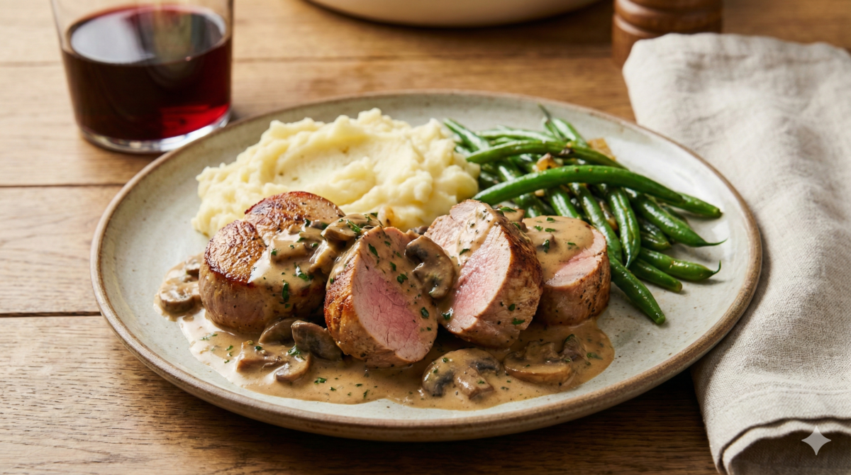 Médaillons de filet mignon sauce forestière : le plat chic mais hyper simple pour recevoir sans stress