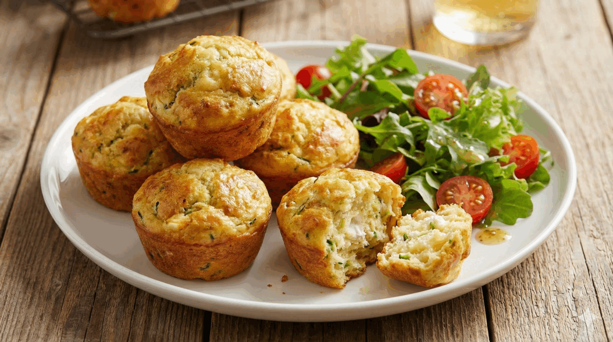 Moelleux au chèvre et à la courgette : la recette simple qui fait toujours son petit effet