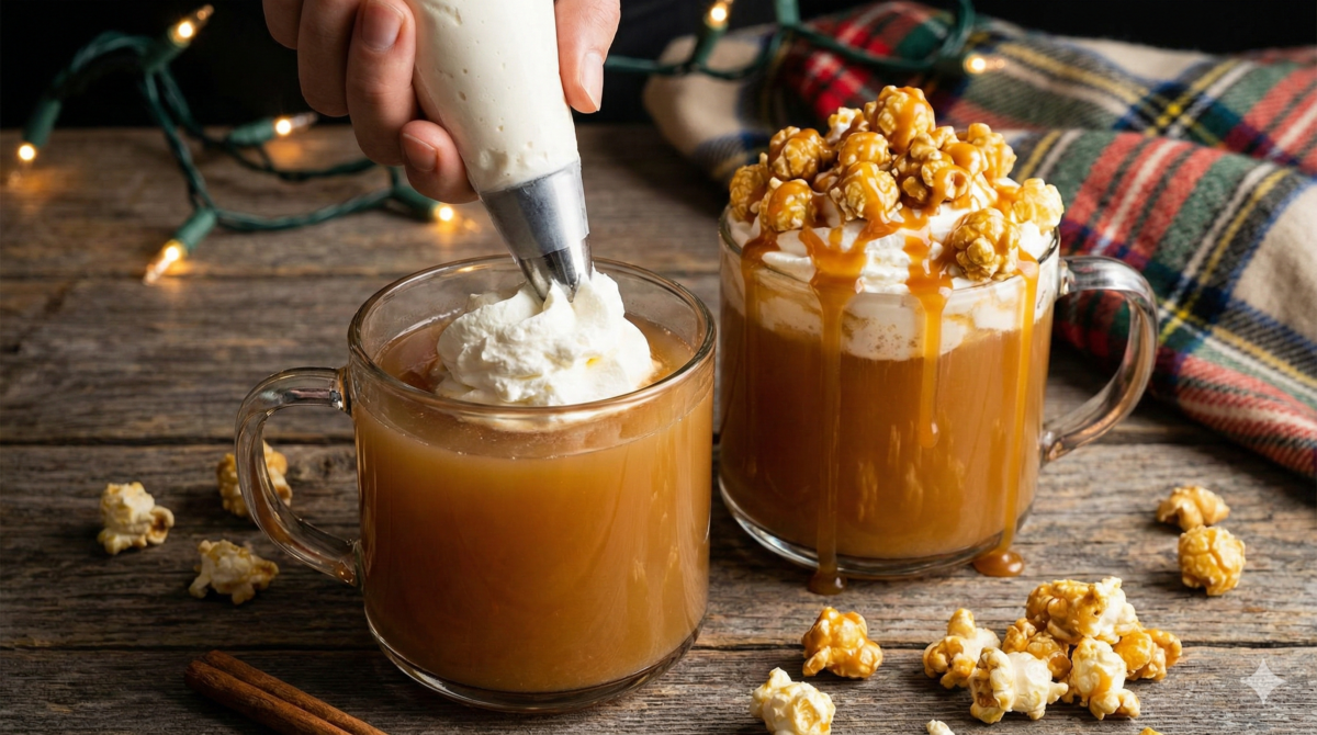 Décorer façon “boisson de Noël”