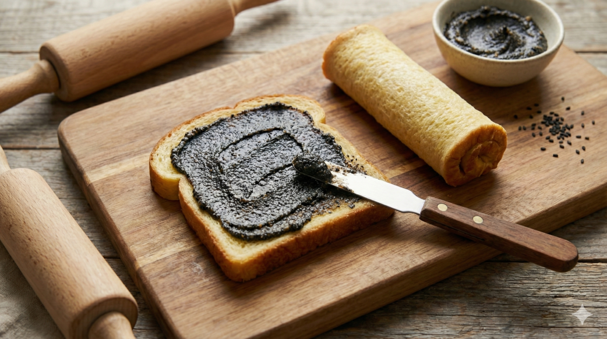 Montage des roulés de pain perdu