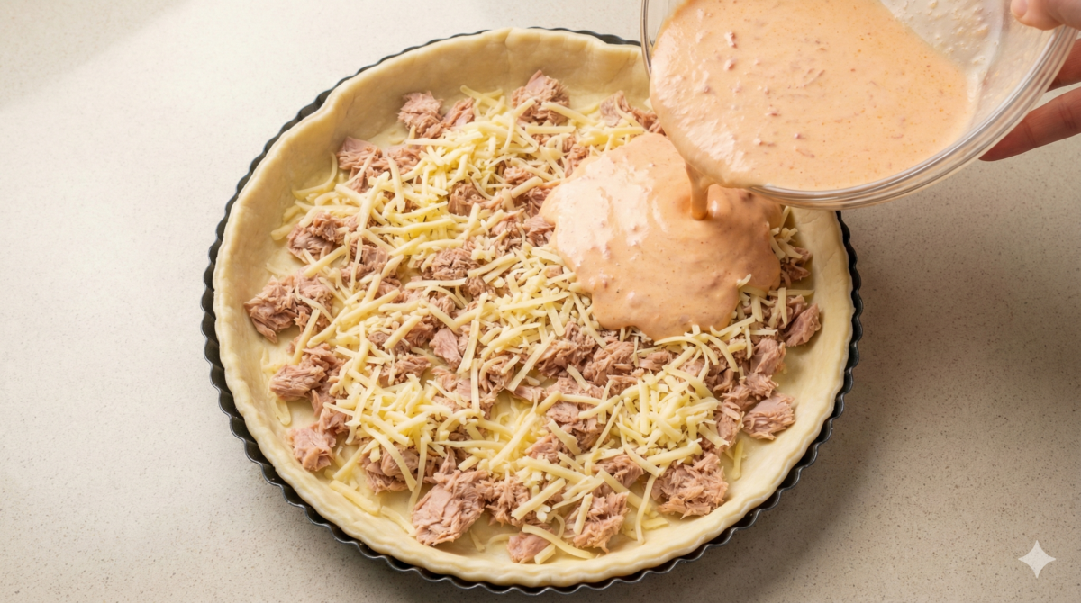 Foncer le moule et disposer la garniture