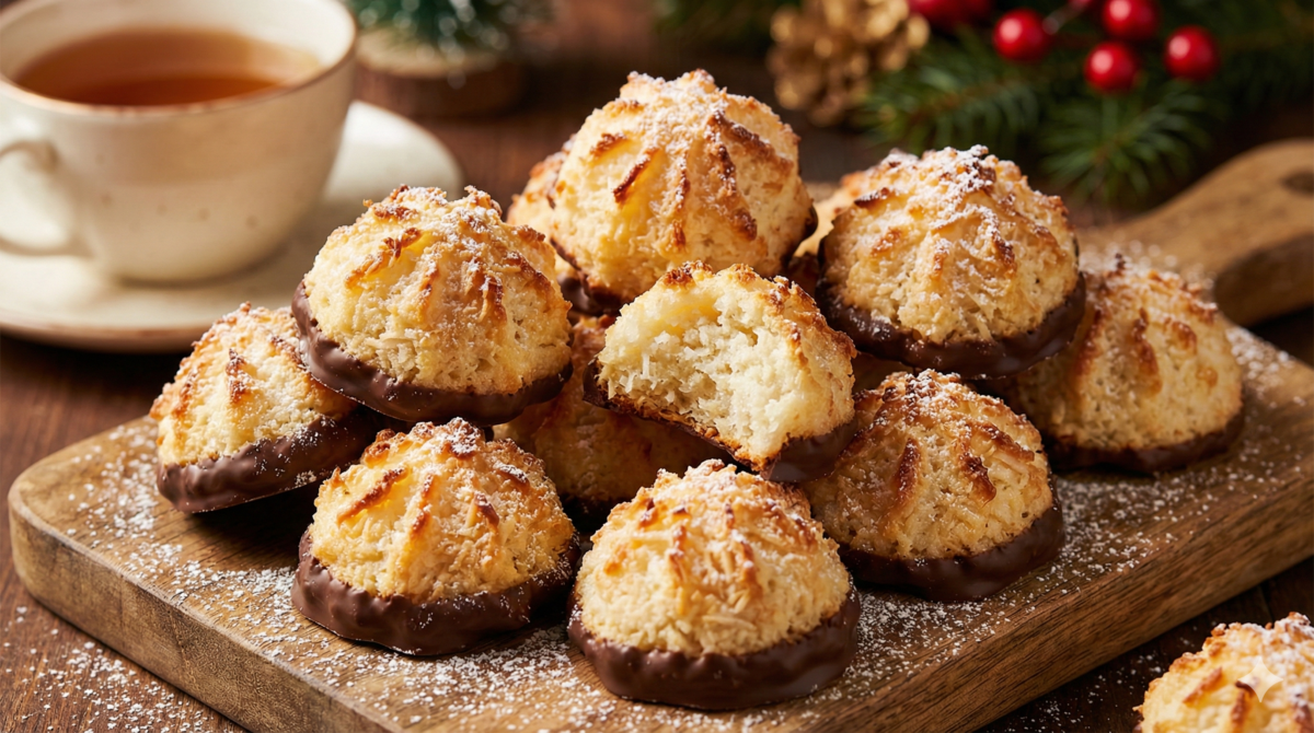 rochers coco ultra moelleux avec 3 ingrédients seulement