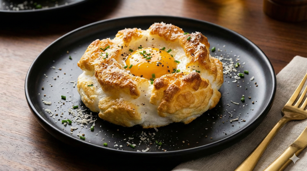 Vous n’avez jamais mangé des œufs comme ça : l’œuf nuage, léger, doré et ultra réconfortant